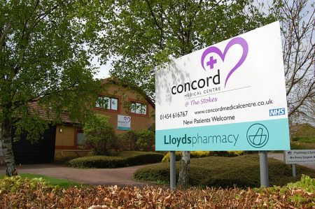 Concord Medical Centre, Braydon Avenue, Little Stoke, Bristol.