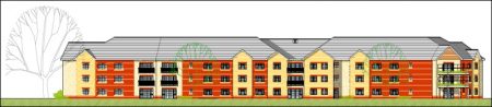 Proposed care home at Cheswick Village, Bristol.