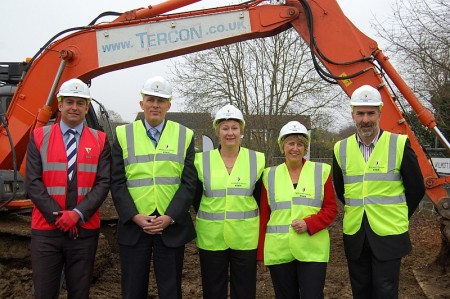 Ceremony at the site of the new Bristol Technology and Engineering Academy.