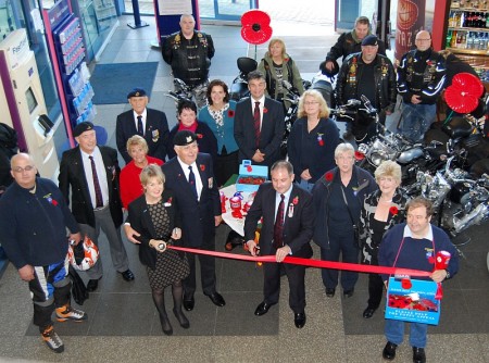 Launch of the Royal British Legion Stoke Gifford Branch Poppy Appeal 2013.