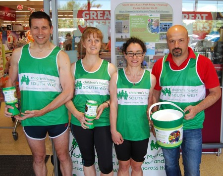 Staff from HP Bristol collecting for Children's Hospice South West.