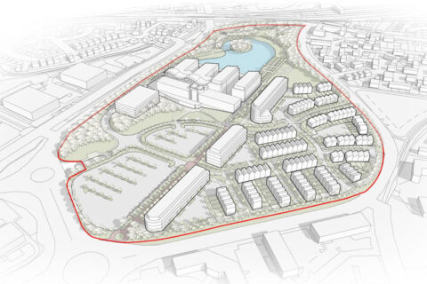 Illustrative site masterplan.