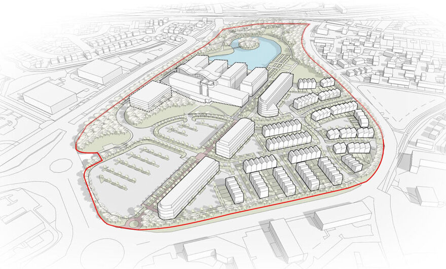 Illustrative site masterplan.